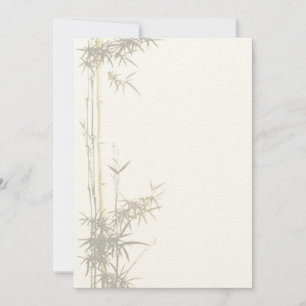 Invitation bambou