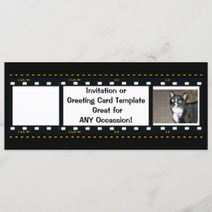 Invitation Bande-Personnaliser film libre