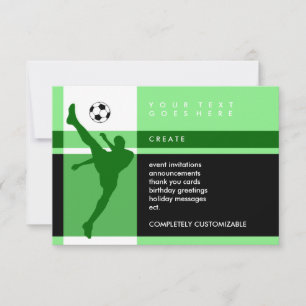 Invitation bandes de football