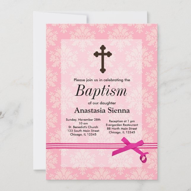 Invitation Baptême (Devant)