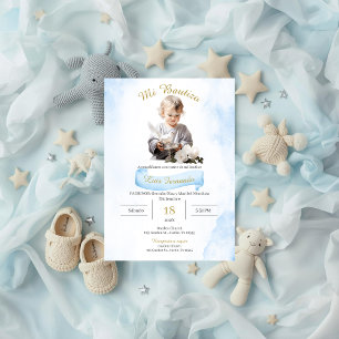Invitation Baptême espagnol garçon