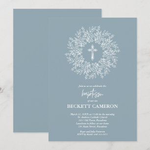 Invitation Baptême et baptême religieux moderne