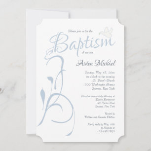 Invitation Baptême Moderne