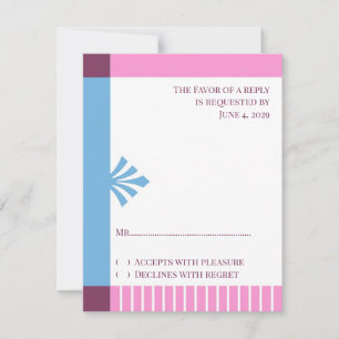 Invitation Baptême RSVP