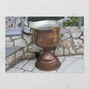 Invitation Baptism Font