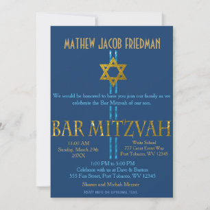 Invitation Bar Mitzvah