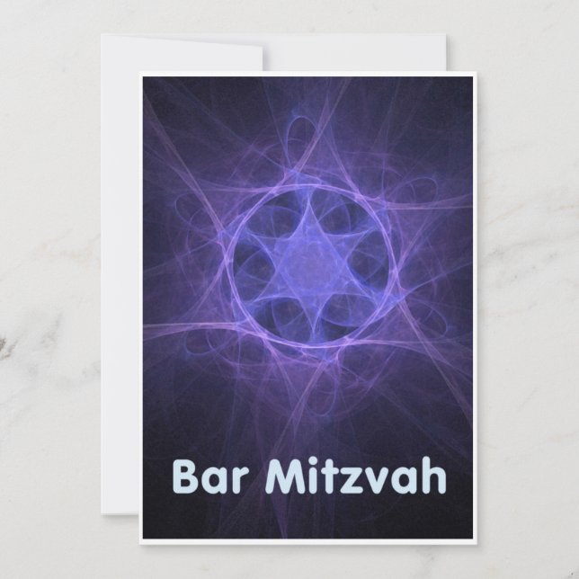 Invitation Bar Mitzvah (Devant)
