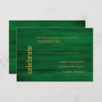 Bar Mitzvah Emerald Green Techno Streaks RSVP