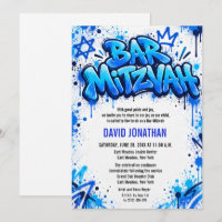 Bar Mitzvah personnalisé Street Art Graffiti