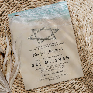 Invitation Bar Mitzvah Tropical
