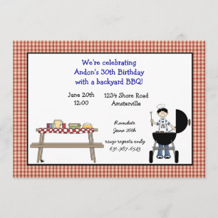 Invitation barbecue