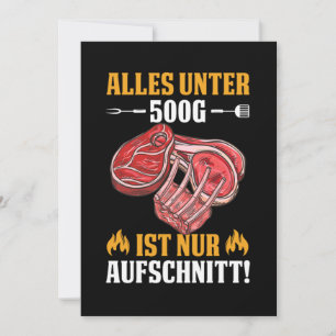 Invitation Barbecue Barbecue Steak Grill Grillchef Chef Cadea