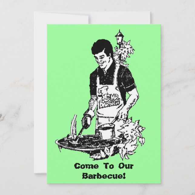 Invitation Barbecue Party (Devant)