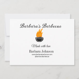 Invitation Barbecue restaurant cuisine médias sociaux site we