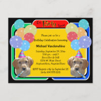 Barker d'anniversaire de la marionnette de Labrado