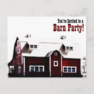 Invitation Barn Party - Country Style Get Together