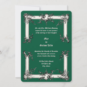 Invitation Baroque Rococo Rocaille Frame ca. 1775 Mariage