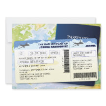 Barre de documents de voyage ou Bat mitzvah