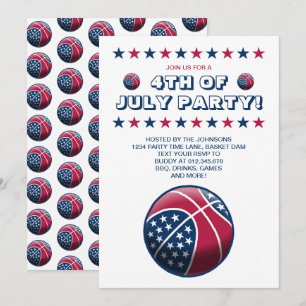 Invitation Basket 4 juillet