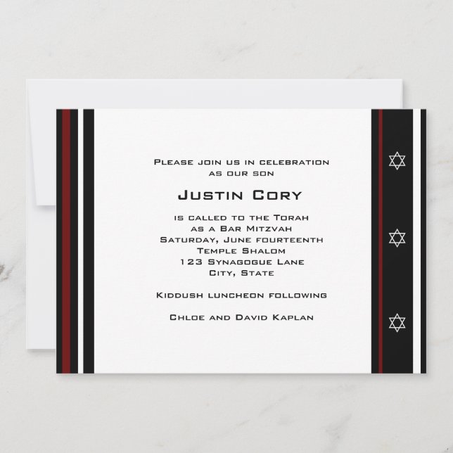 Invitation Basket-ball de Miami d'invitation de Mitzvah de (Devant)