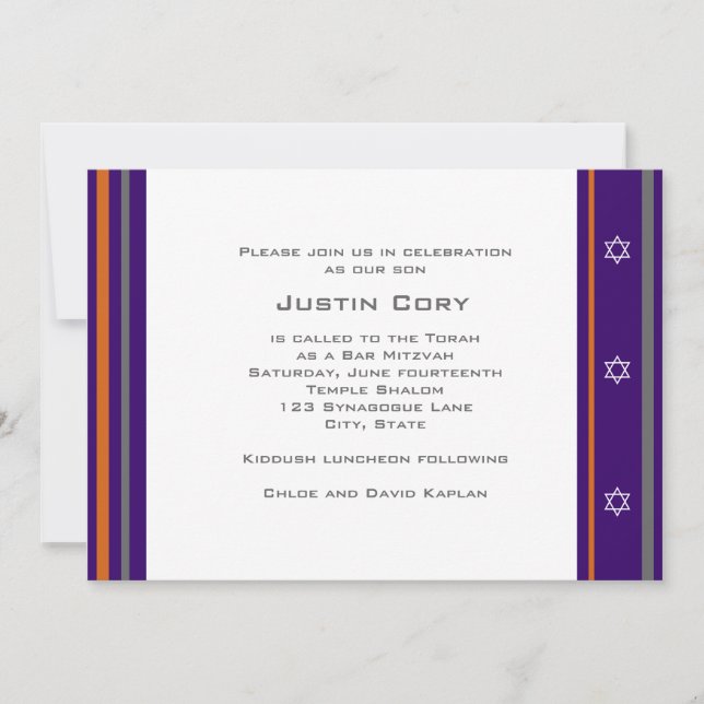 Invitation Basket-ball de Phoenix d'invitation de Mitzvah de (Devant)