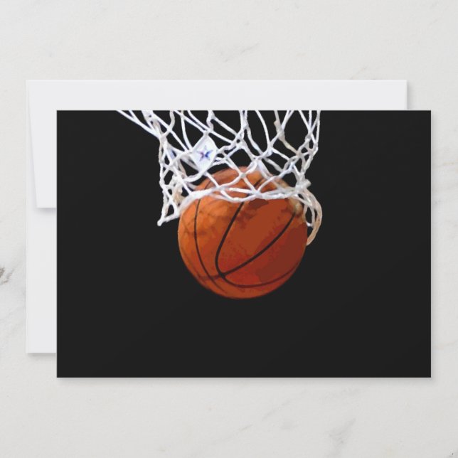 Invitation Basketball (Devant)