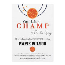 Basketball Baby Shower Sports Girl Boy Favors