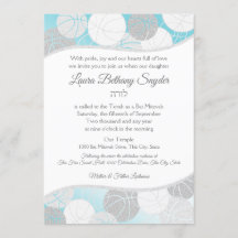 Basketball Sports Bat mitzvah Bleu et Argent