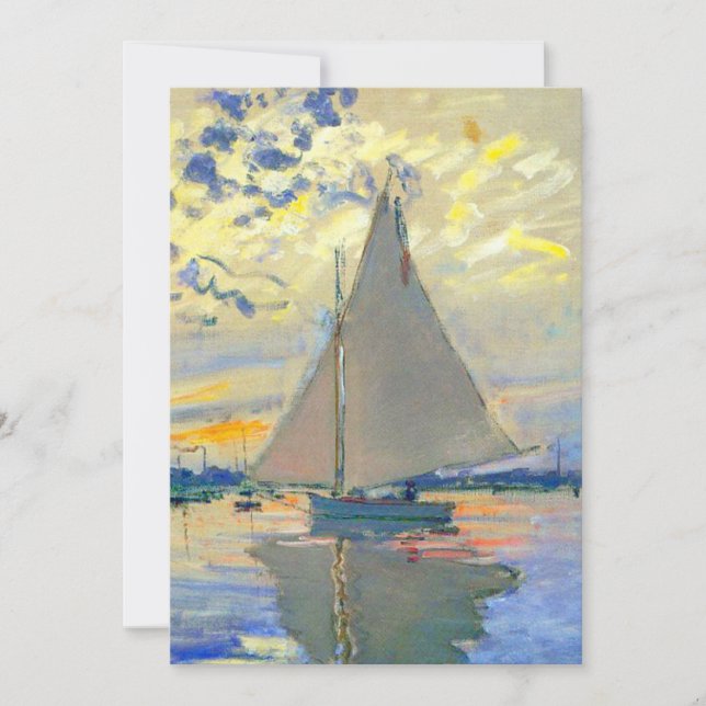 Invitation Bateau Monet au Petit-Gennevilliers (Devant)