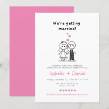 Bâton de dessin mariage de couple