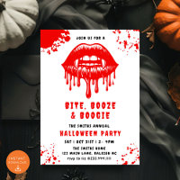 Bats à goutte de sang rouge Vampire Halloween fête