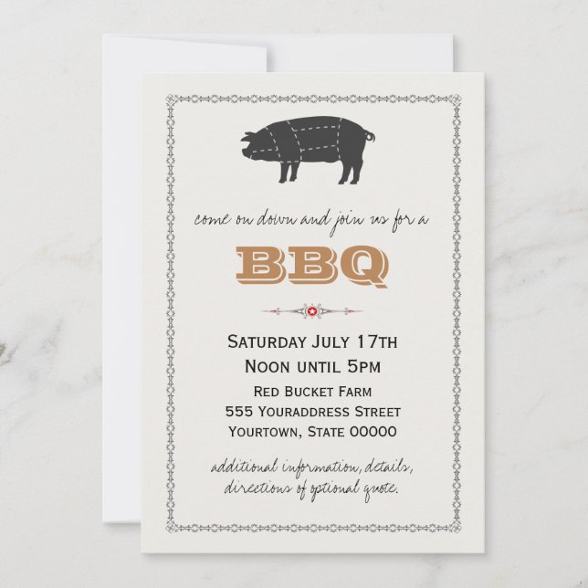 Invitation BBQ (Devant)