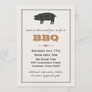 Invitation BBQ