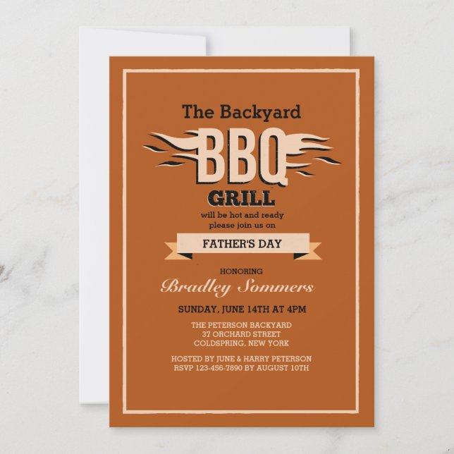 Invitation BBQ (Devant)