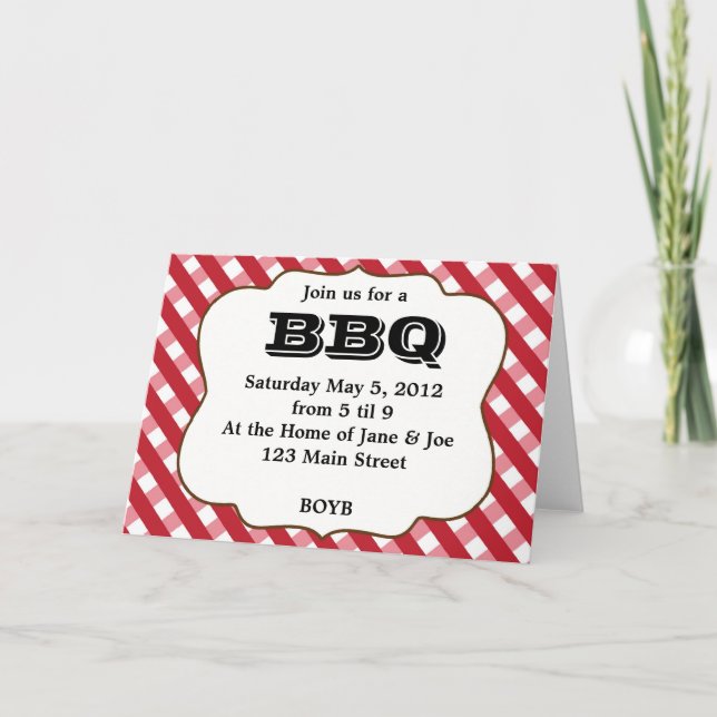 Invitation BBQ (Devant)