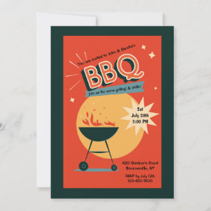 Invitation BBQ été