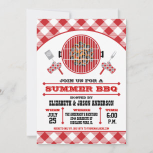Invitation BBQ été