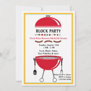 Invitation BBQ Temps