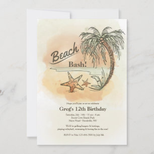 Invitation Beach Bash