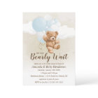 Bearly Wait Neutre, Baby shower bleu et blanc