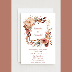 Invitation Beau Mariage Floral