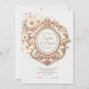 Invitation Beau Mariage Ranunculus