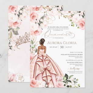 Invitation Beau Rose Blush Joli Gown Rose Quinceanos
