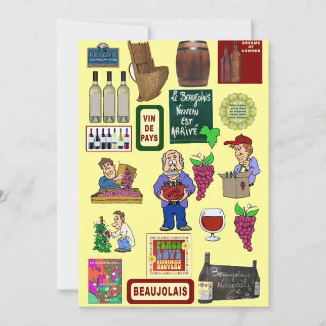 Invitation Beaujolais Nouveau (Devant)