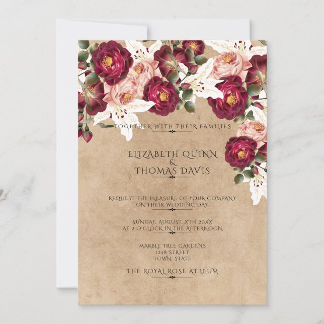 Invitation Beautiful (Devant)