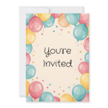 Bébé 1er Anniversaire Balloon Design