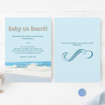 Bébé à bord Baby shower marin