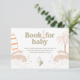 Invitation Bébé à bord sur planche de surf Livre pour bébé ca