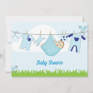 Invitation Bébé adorable Ciel Bébé Bébé Bébé Douche pour bébé