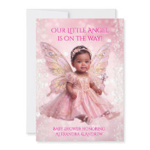 Bébé ange Shower Rose Or Fées Ethnique